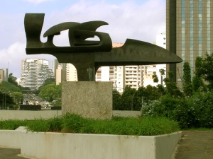 Monumento a Ayrton Senna en Sao Paulo